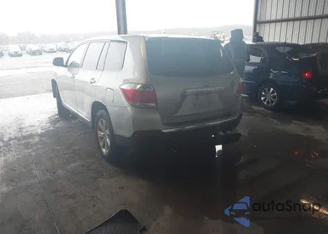2013 Toyota Highlander Base V6 from USA, damaged, VIN 5TDBK3EH0DS219062